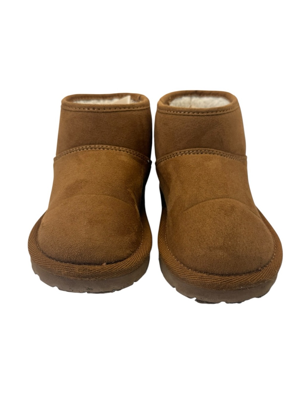 GAP Toddler Girl Vegan Suede Sherpa-Lined Boots Fall Cozy Winter Casual, Size 8